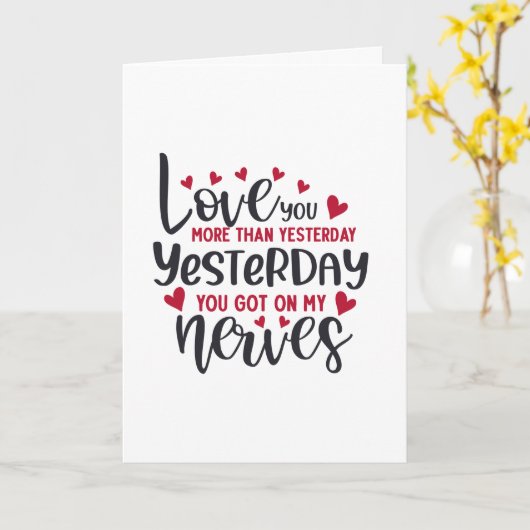 Carte Vous Aimez Plus Hier (Fleur jaune)