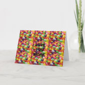 CARTE VOUS AIMEZ PLUS QUE LES JELLY BEANS/U R SWEETER, A (Devant)