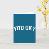 Carte Vous allez bien. (Fleur jaune)