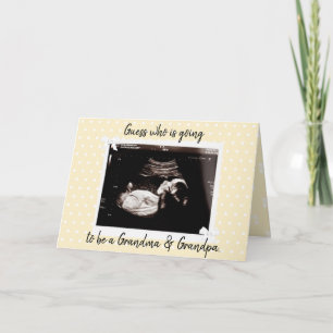Carte Vous allez être une grand-maman et un grand-papa