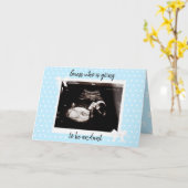 Carte Vous allez être une tante Grossesse bébé annonce (Fleur jaune)