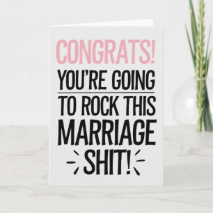Carte Vous Alliez Cartonner Dans Ce Mariage Mariage Humo