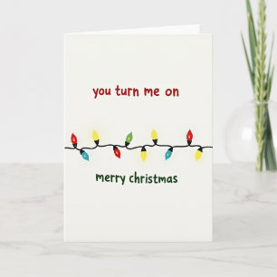 Carte Vous Allumez Mes Lumières de Noël