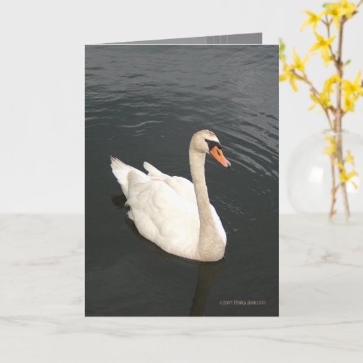 Carte Vous attendez (Fleur jaune)