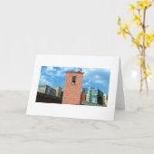 Carte ''Vous attendez'' (Fleur jaune)