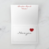 Carte Vous avez brisé mon coeur (Intérieur)