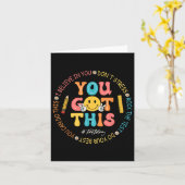 Carte Vous Avez Ce Dont Stress Rock Le Jour De Test Ense (Fleur jaune)