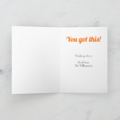 Carte Vous Avez Ce Sunshine Encouragement (Intérieur)