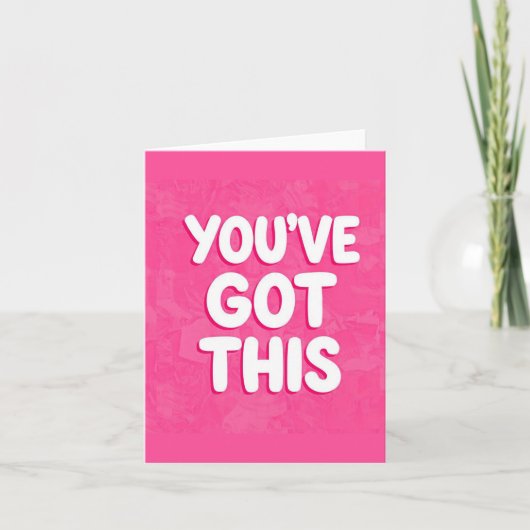 Carte Vous avez ces mots sur rose (Devant)