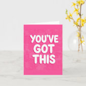 Carte Vous avez ces mots sur rose (Fleur jaune)