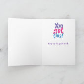 Carte Vous Avez Cette Encouragement (Intérieur)