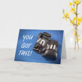 Carte Vous Avez Cette Encouragement Gants De Boîte (Fleur jaune)