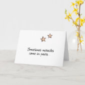 CARTE ***VOUS AVEZ EU DES DEUX VINGT*** FÉLICITATIONS PO (Fleur jaune)