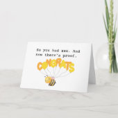 Carte "Vous Avez Eu Le Sexe" Funny Bébé Félicitations (Devant)