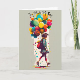 Carte Vous avez fait ma journée - Merci