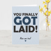 Carte Vous Avez Finalement Été Mis À Jour (Fleur jaune)