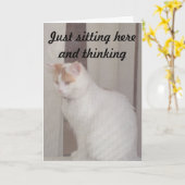 CARTE VOUS AVEZ L'AIR GRAND À "40" (Fleur jaune)