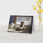 Carte Vous avez manqué (Fleur jaune)