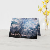 Carte Vous avez manqué (Fleur jaune)