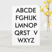 Carte Vous avez manqué (Fleur jaune)