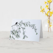 Carte Vous avez manqué (Fleur jaune)