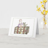 Carte Vous avez manqué (Fleur jaune)