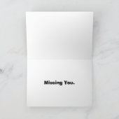 Carte Vous avez manqué (Intérieur)