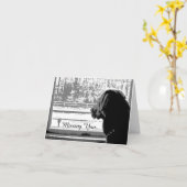 Carte Vous avez manqué (Fleur jaune)