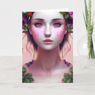 Carte Vous avez manqué Belle Ethereal Femme Imaginaire