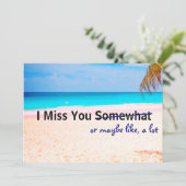 Carte Vous avez manqué quelque chose - (Debout devant)