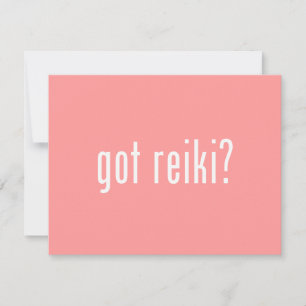 Carte Vous avez Reiki ?