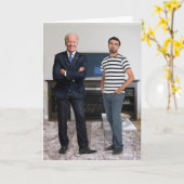 Carte Vous avez rencontré le président Joe Biden | Ajout (Fleur jaune)