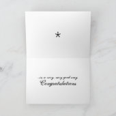 Carte Vous avez réussi (Intérieur)