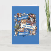 Carte Vous avez réussi ! Écharpe de supporters de sports (Devant)