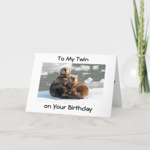 CARTE VOUS AVEZ UN JOLI ANNIVERSAIRE "TWIN"