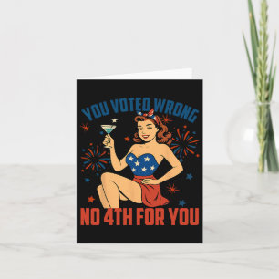 Carte Vous Avez Voté Mal N° 4 Pour Vous Anti Trump 4ème