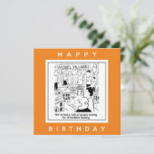 Carte Vous cherchez à acheter un dessin immobilier abord (Debout devant)