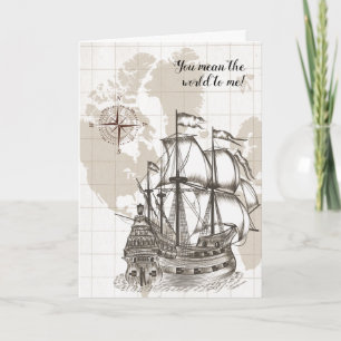 Carte Vous comptez pour moi dans le monde Jour du père n