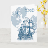 Carte Vous comptez pour moi dans le monde Nautilus Fête  (Fleur jaune)