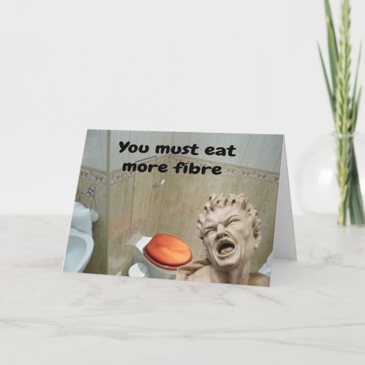 Carte Vous devez manger plus de fibres. (Devant)