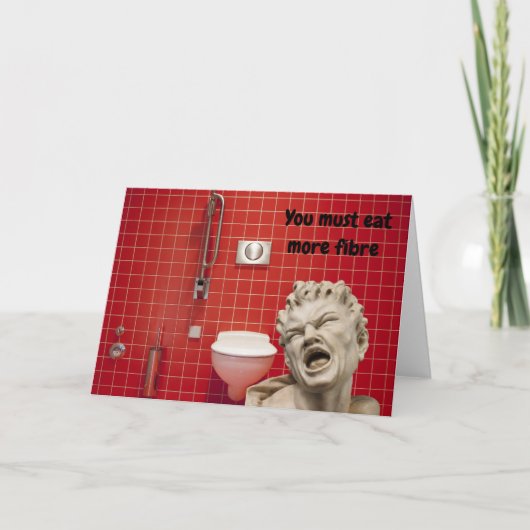 Carte Vous devez manger plus de fibres. (Devant)