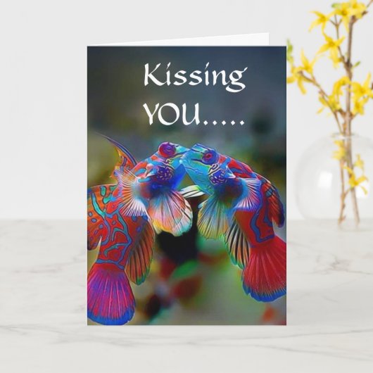 CARTE ***VOUS EMBRASSER*** EST MA CHOSE "FAVORITE" À FAI (Fleur jaune)