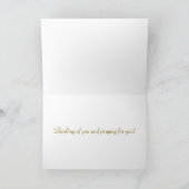 Carte Vous Enlaçant de Mes Prières (Intérieur)