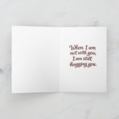 Carte Vous enveloppant dans mon amour (Intérieur)