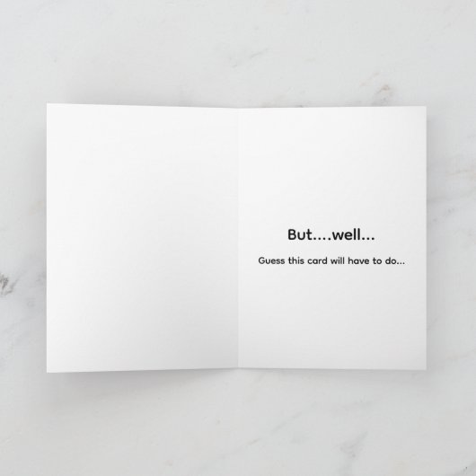 Carte Vous envelopper de mes bras (Intérieur)