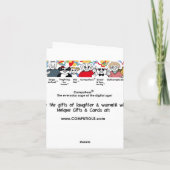 Carte 'VOUS ENVOYER DE BONNES PENSÉES' (Dos)