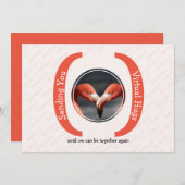 Carte VOUS ENVOYER DES HUGS VIRTUELS Photo Vous Manquant (Devant / Derrière)