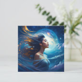 Carte Vous envoyer des vidéos d'amour et de guérison (Debout devant)