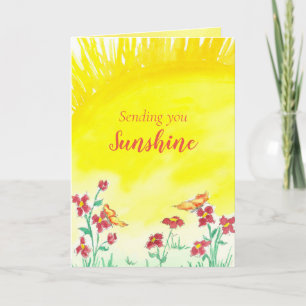 Carte Vous Envoyer Sunshine Penser À Vous Aimer