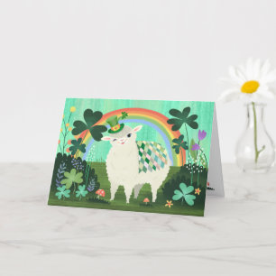 Carte "Vous envoyer un peu de chance" Lucky Lamb